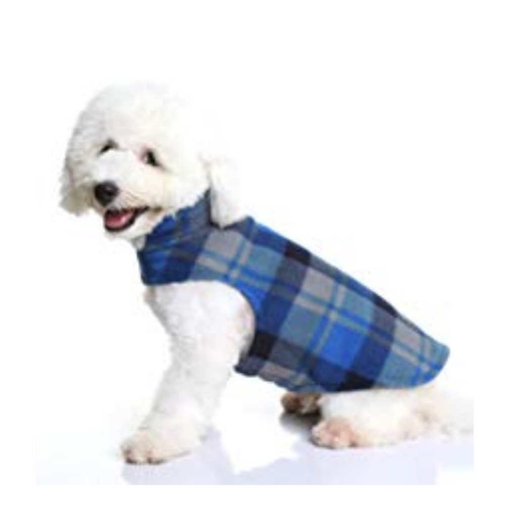 Unused New w/tag Reversible fleece dog jacket